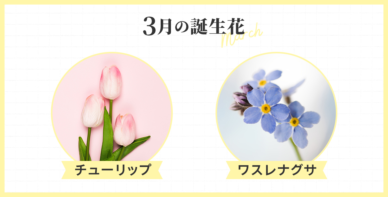 3月の誕生花