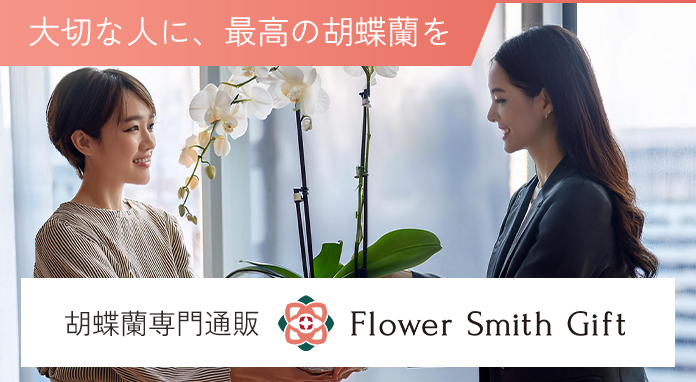 大切な人に最高の胡蝶蘭を-胡蝶蘭専門通販「Flower Smith Gift（フラワースミスギフト）」